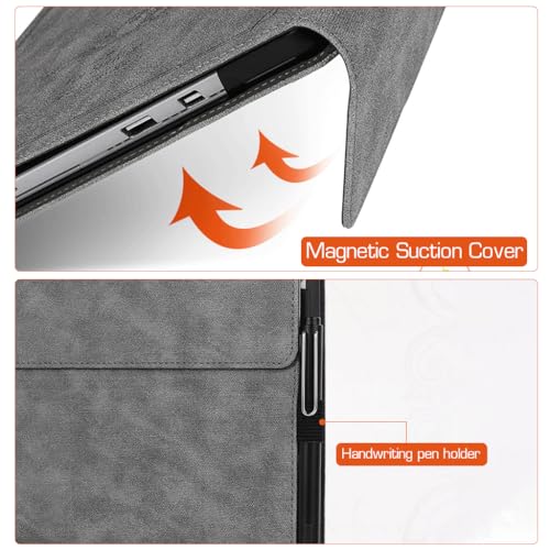 ZORBES® Tablet Cover for Surface Pro 9 10 11 13 inch PU Leather Case 2 in 1 with Anti-Slip Lining Stylus Pen Design Fashion Embossing for 3PCS ZORBES® Tablet Cover for Surface Pro 9 10 11 13 inch PU Leather Case 2 in 1 with Anti-Slip Lining Stylus Pen Design Fashion Embossing for 3PCS